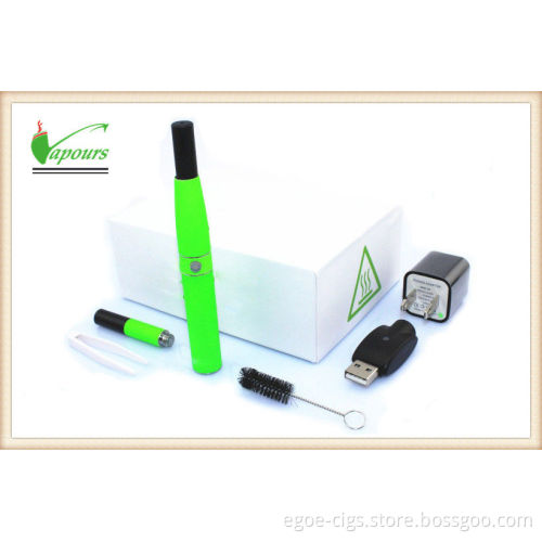 900mah Green E Cigs Starter Kit / Dv2 Pen Vaporizer For Wax Oil